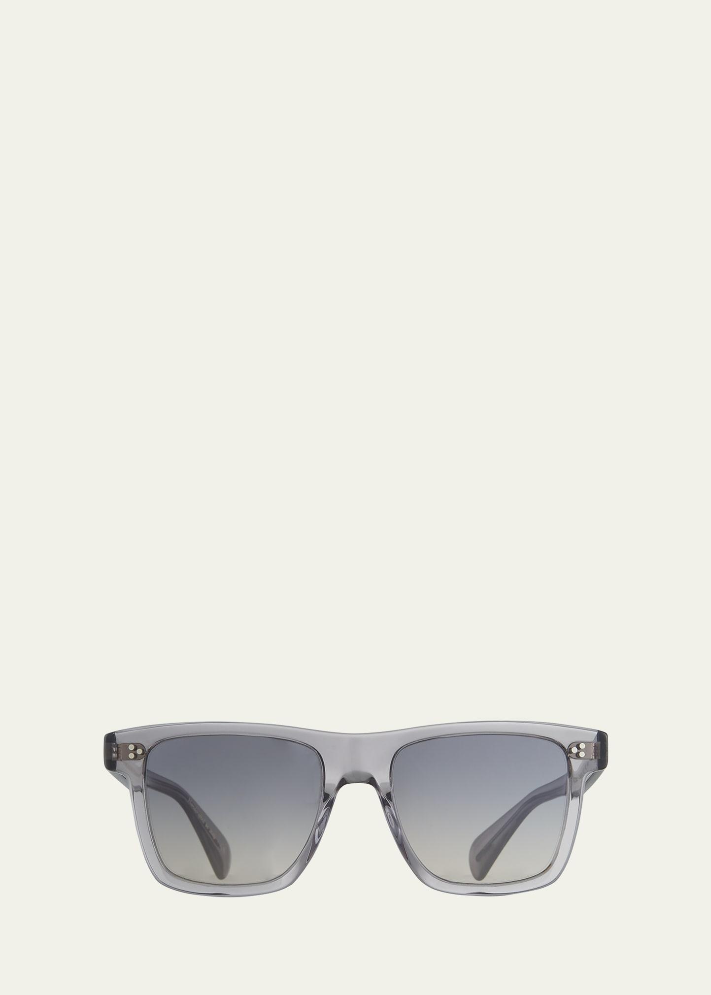 Mens Casian Gradient-Lens Rectangle Sunglasses Product Image