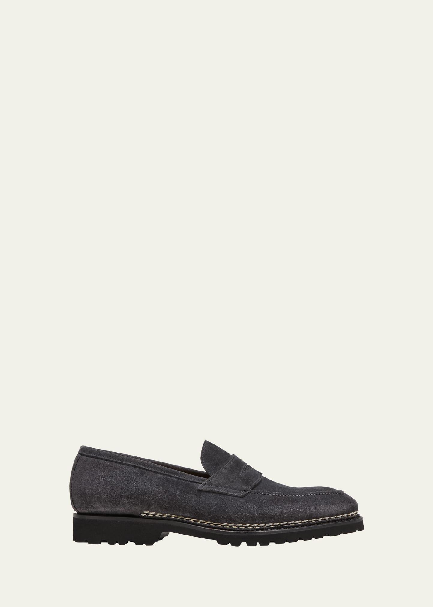 Mensy Calfskin Slip-On Loafers Product Image