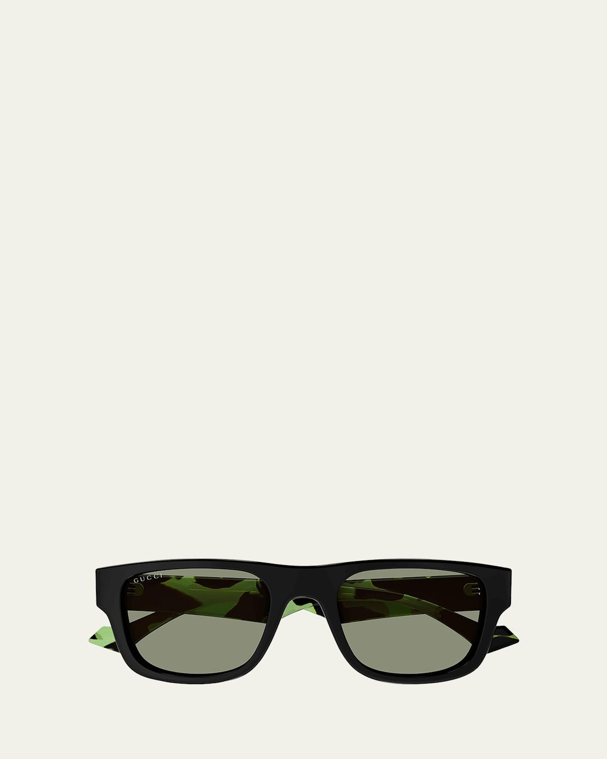 Mens Acetate Rectangle Sunglasses Product Image