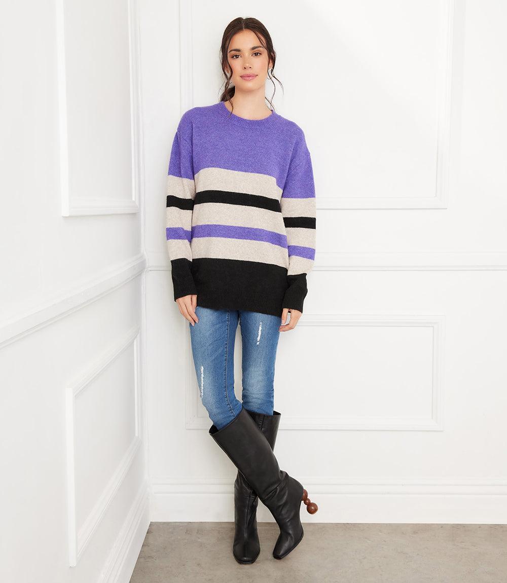 Karen Kane Stripe Sweater Product Image