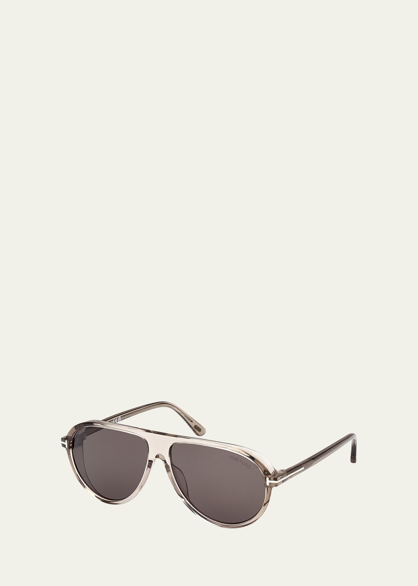 TOM FORD Marcus 60mm Gradient Pilot Sunglasses Product Image