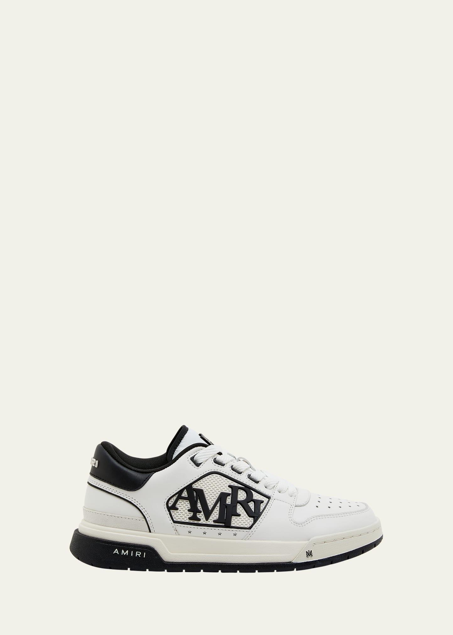 Bicolor Leather Low-Top Sneakers Product Image