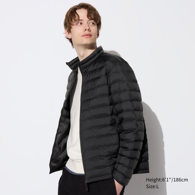 Mens Pufftech Jacket with Anti-Static Black XS UNIQLO US Product Image