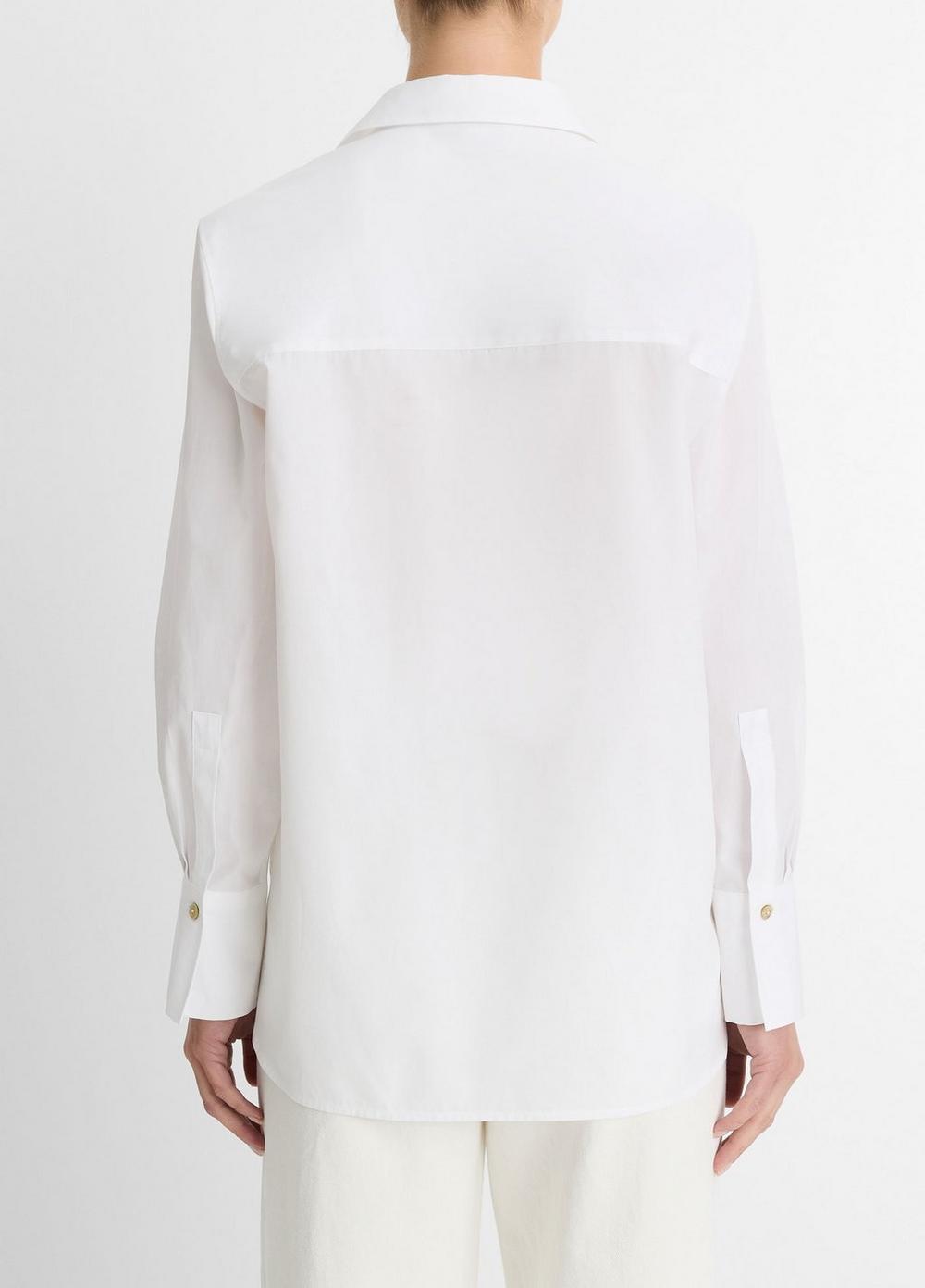 Cotton Relaxed Straight Shirt Product Image