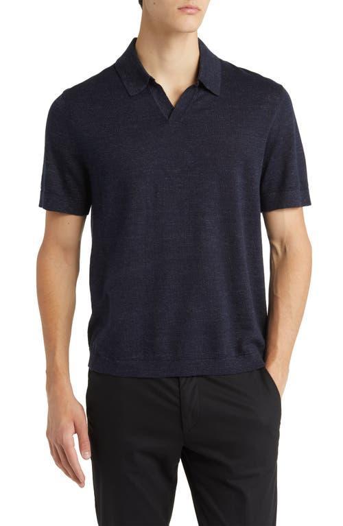 Theory Brenan Linen Blend Polo Product Image