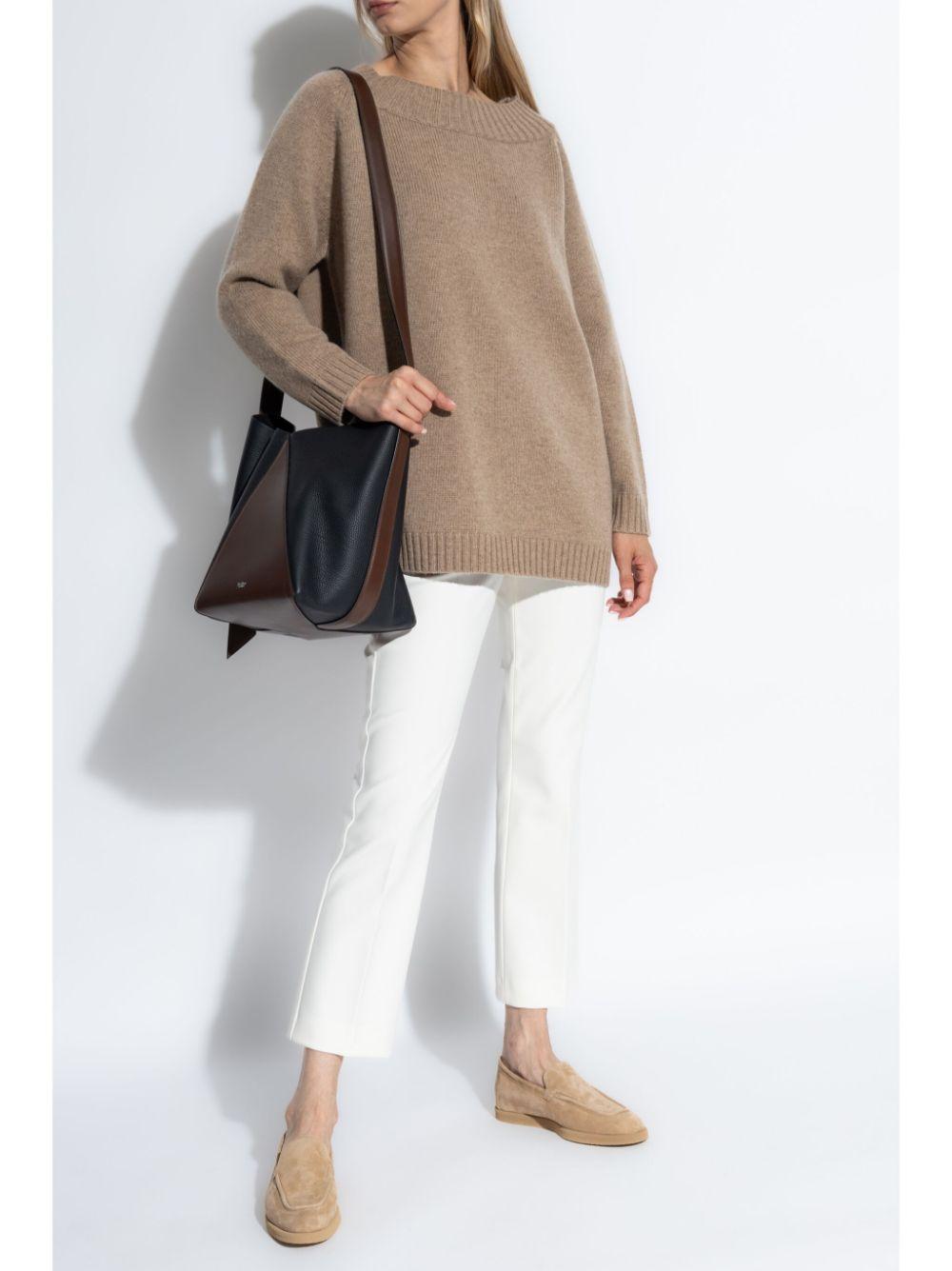 Radames Knitted Jumper In Brown Product Image