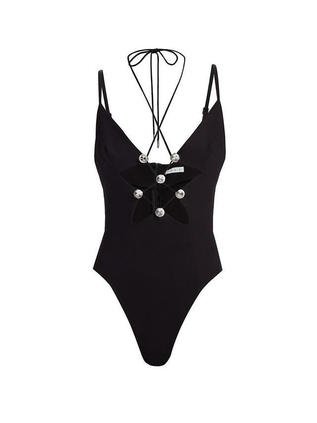 Womens Star Cut-Out Bodysuit Product Image