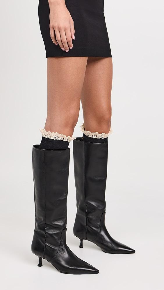 Lele Sadoughi Victoria Knee High Socks | Shopbop Product Image