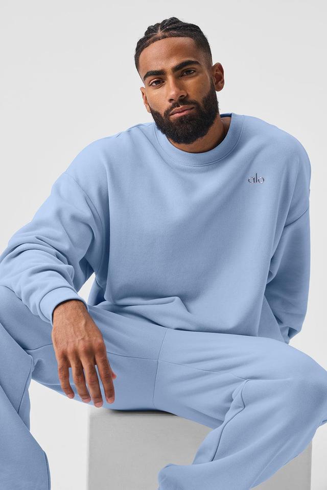 Accolade Crew Neck Pullover - Seashell Blue Male Product Image