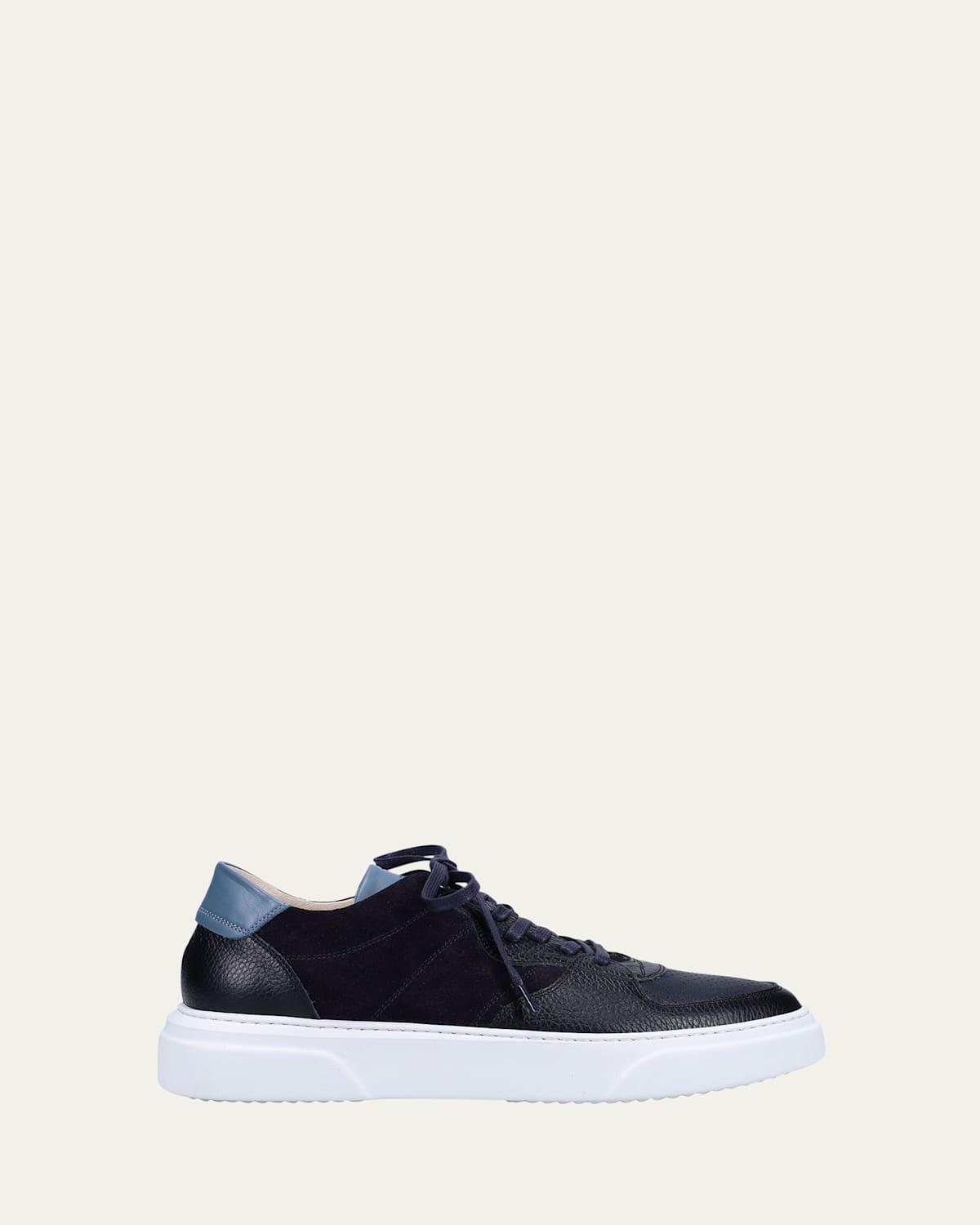 Mens Macklan Suede and Microfiber Low-Top Sneakers Product Image