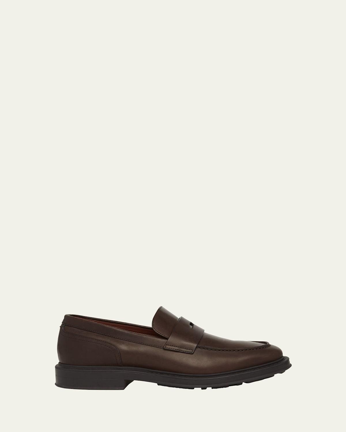 Mens Travis Leather Loafers Product Image