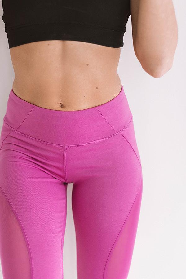 Hustle And Glow High Waist Mesh Legging Product Image