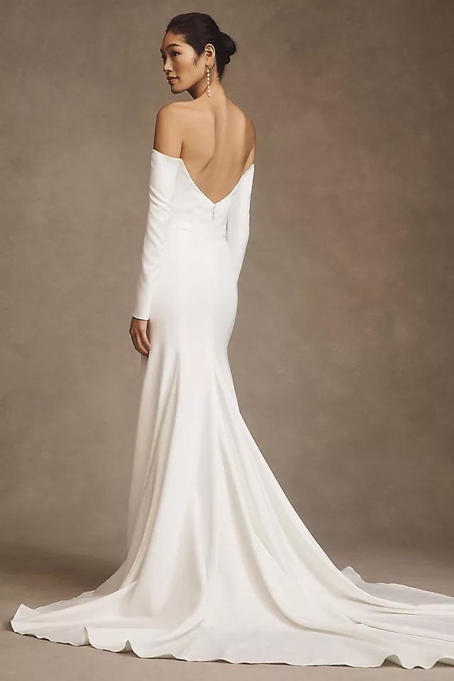 Willowby by Watters Nala Scoop-Neck Long-Sleeve Wedding Gown Product Image