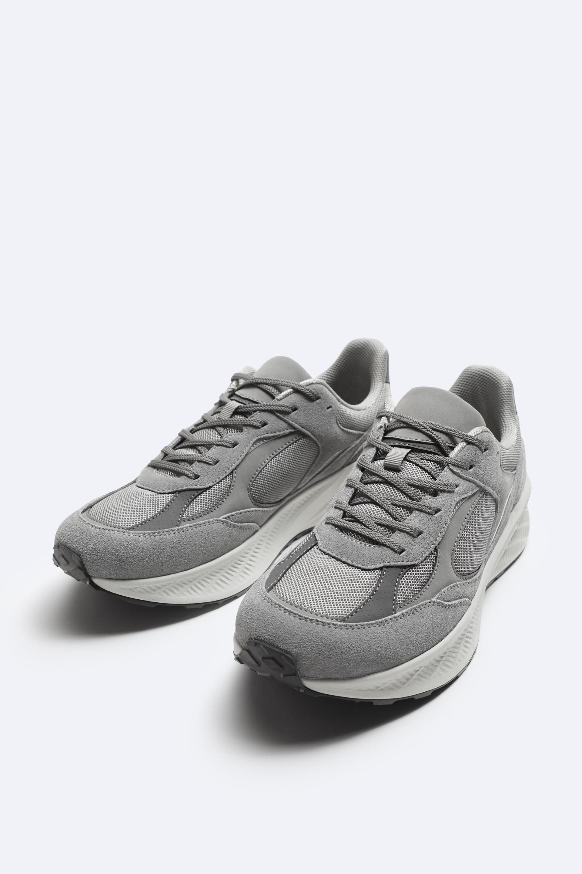 SUEDE RUNNING SNEAKERS Product Image