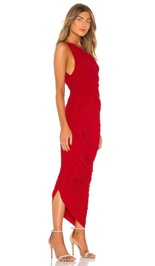 Womens Diana Ruched One-Shoulder Gown Product Image