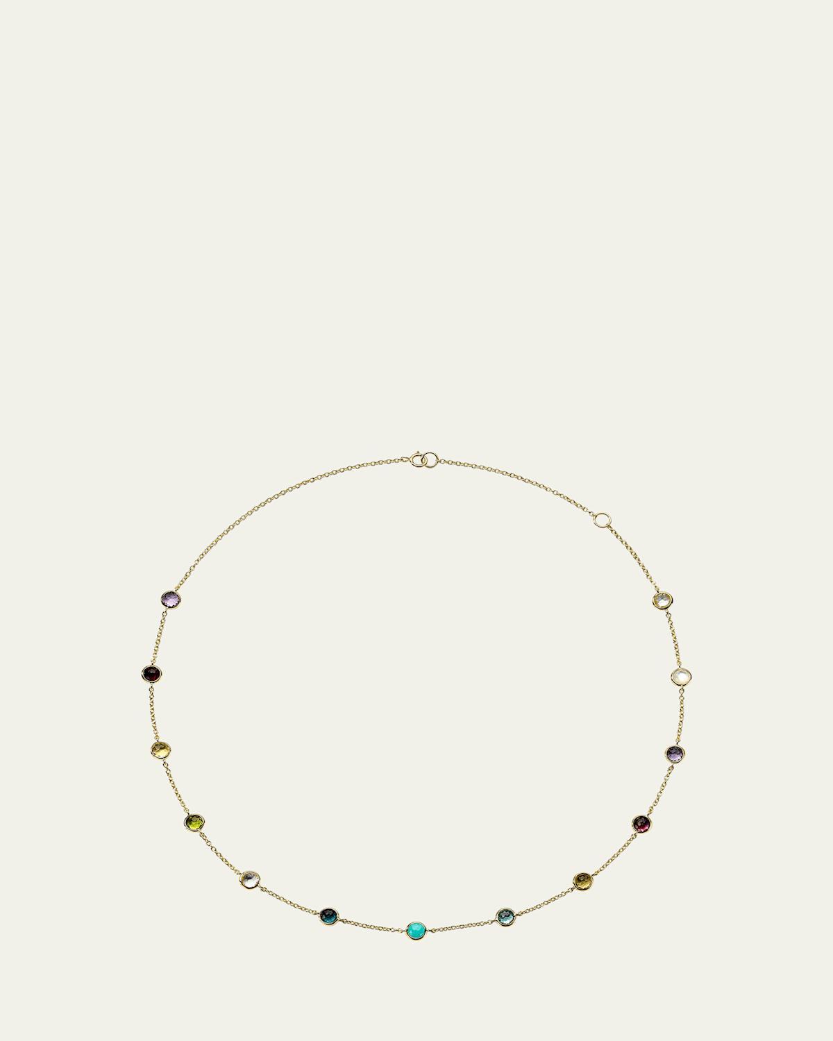 Ippolita Multicolored Gemstone Station Necklace Product Image