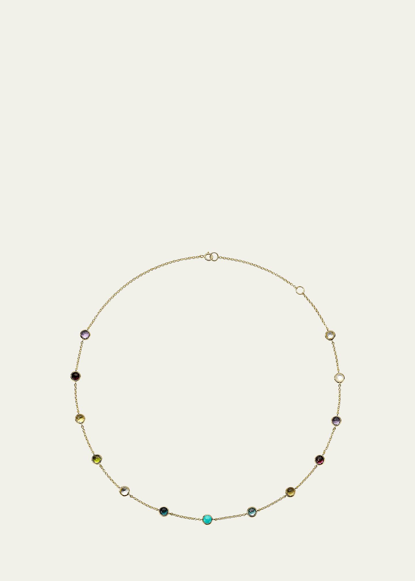 Ippolita Multicolored Gemstone Station Necklace Product Image