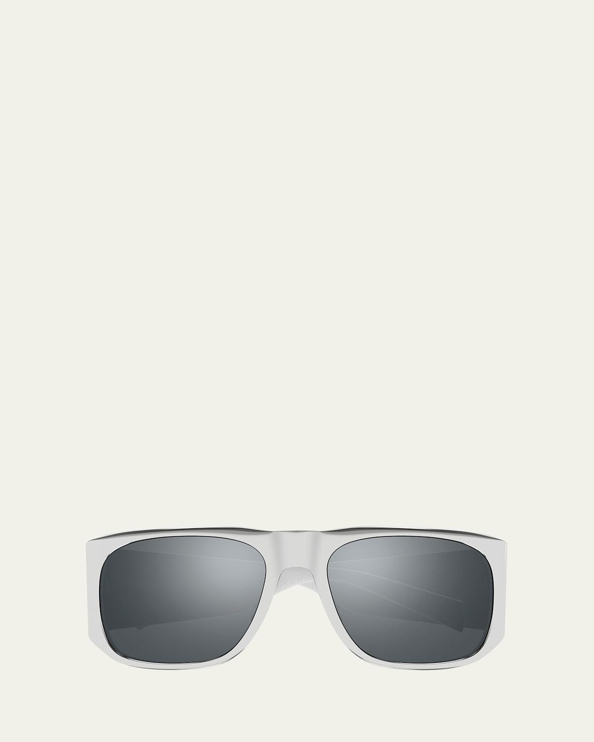 Mens Fashion Newness 58MM Geometric Sunglasses Product Image