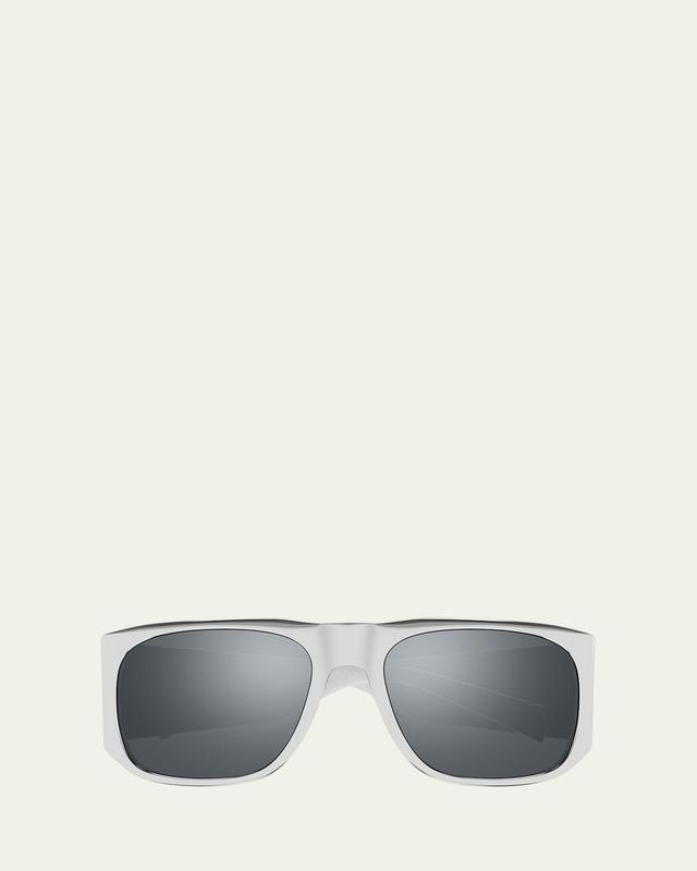 Mens Fashion Newness 58MM Geometric Sunglasses Product Image