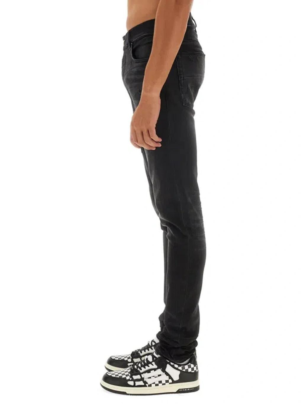 Slim Fit Jeans In Black Product Image