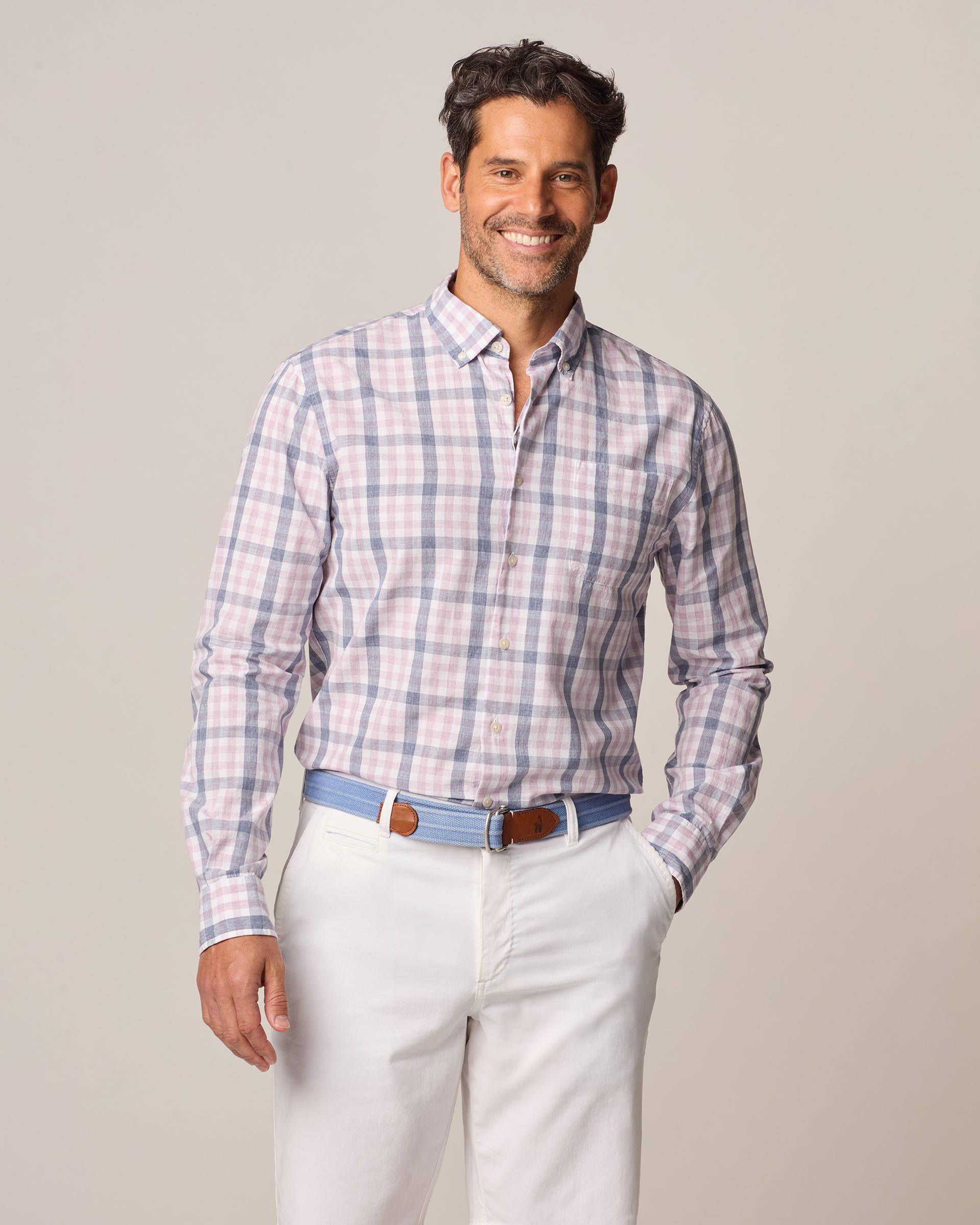 johnnie-O Fordhart Tucked Button Up Shirt Product Image