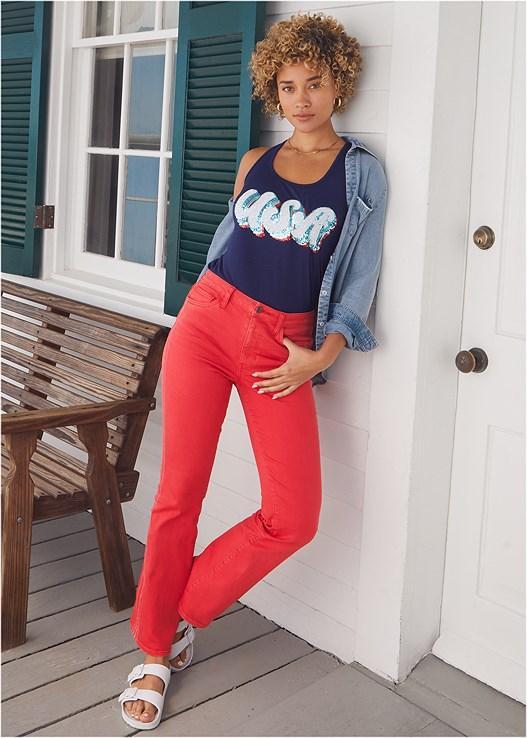 Americana Bootcut Jeans Product Image