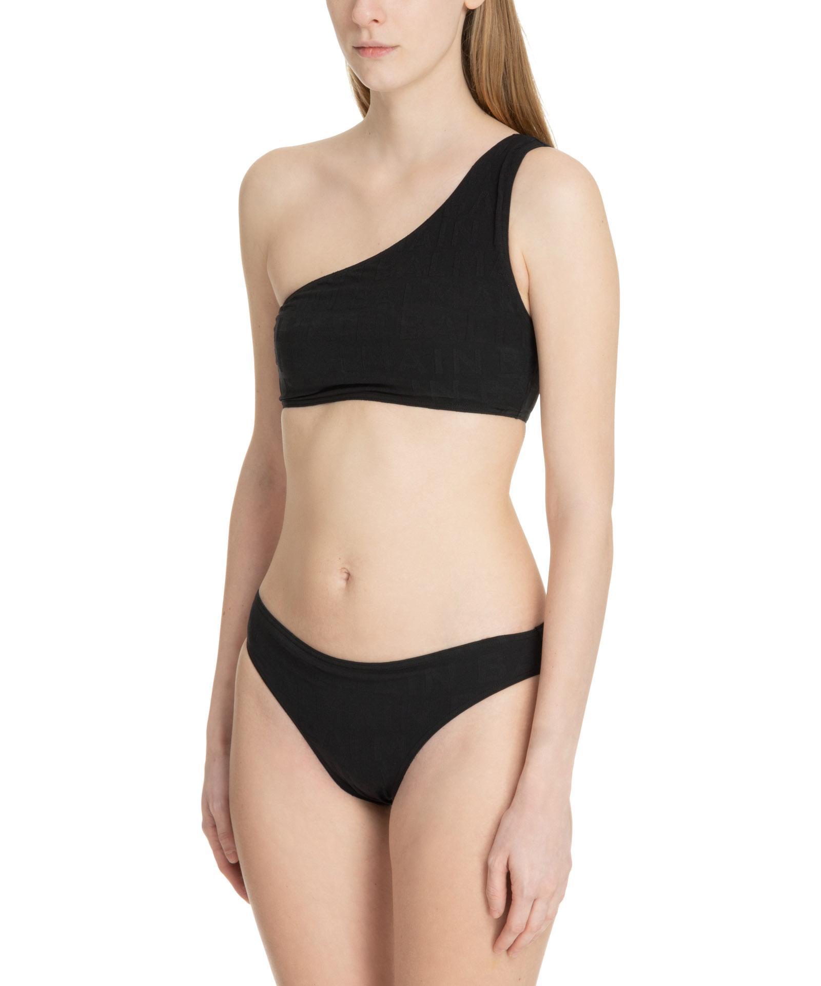 BALMAIN Jacquard Bikini In Black Product Image