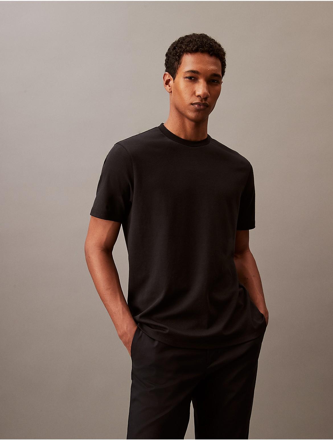 Calvin Klein Mens Supima Cotton Crewneck T-Shirt - Black - XS Product Image