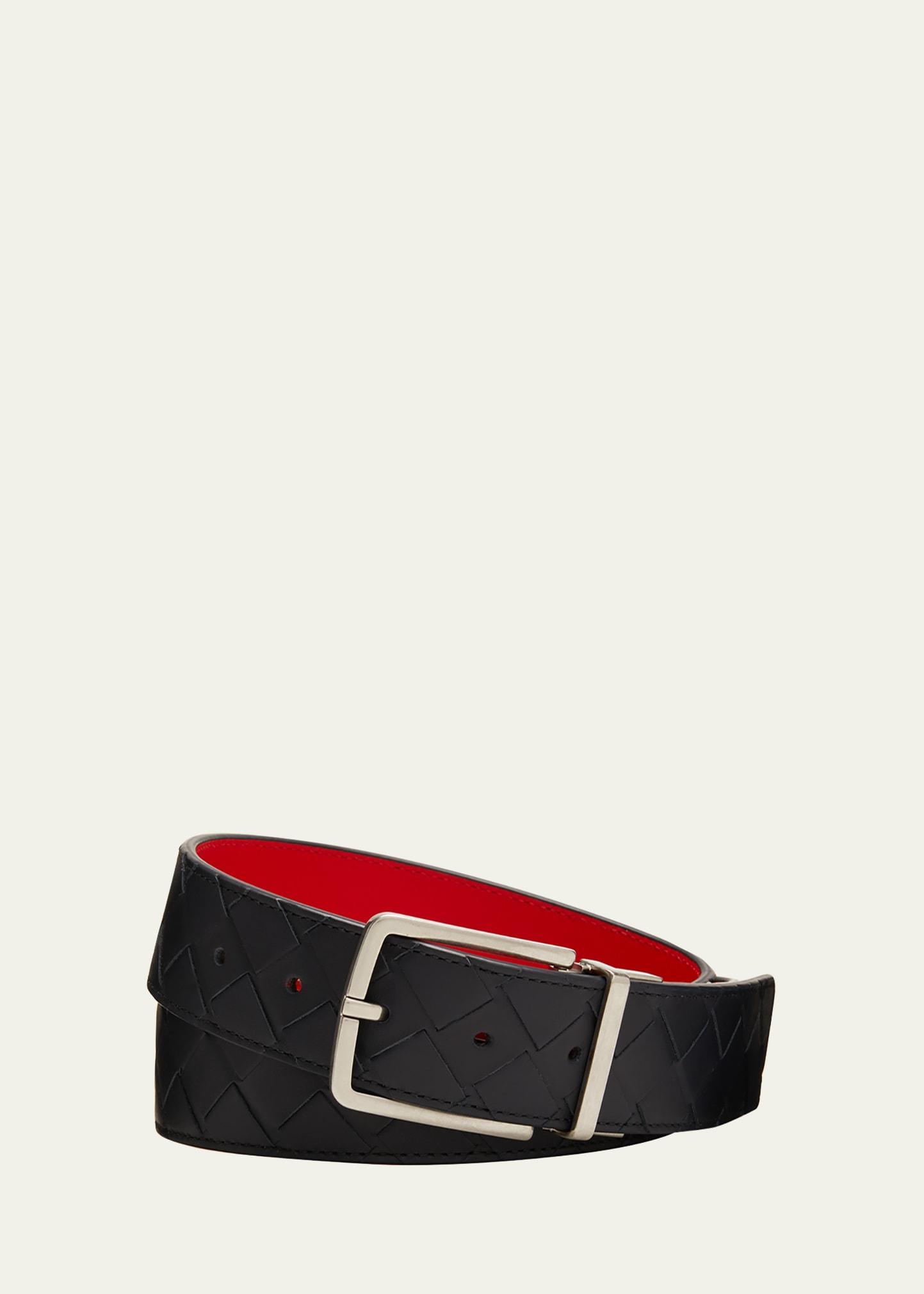 Men's Reversible Intrecciato Leather Belt Product Image