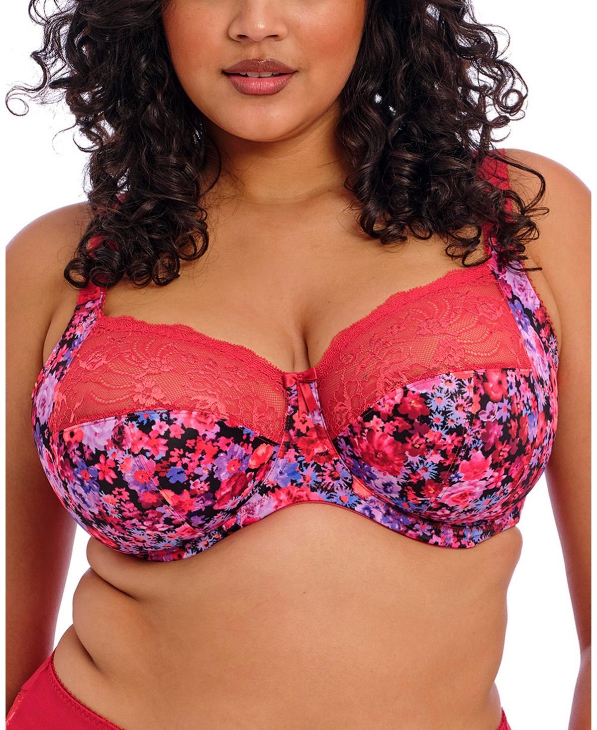 elomi Morgan Underwire Full Cup Bra with Stretch Lace (Sunset Meadow) Women's Bra Product Image