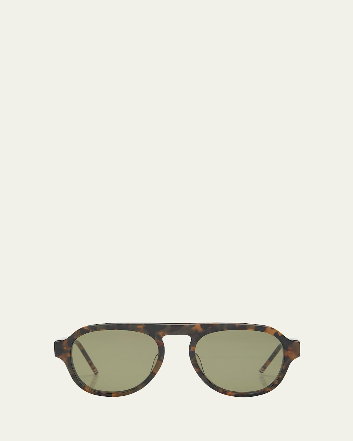 Mens Acetate Oval Sunglasses Product Image