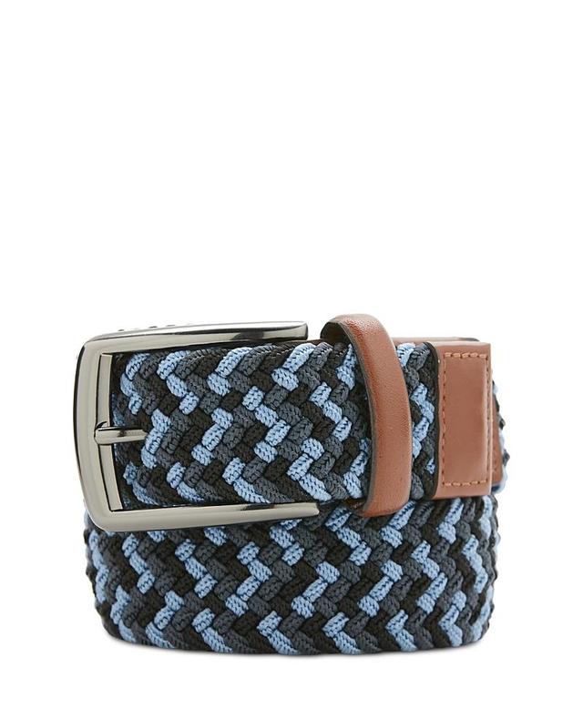 The Mens Store at Bloomingdales Mens Happy Blue Stretch Webbing Belt - 100% Exclusive Product Image