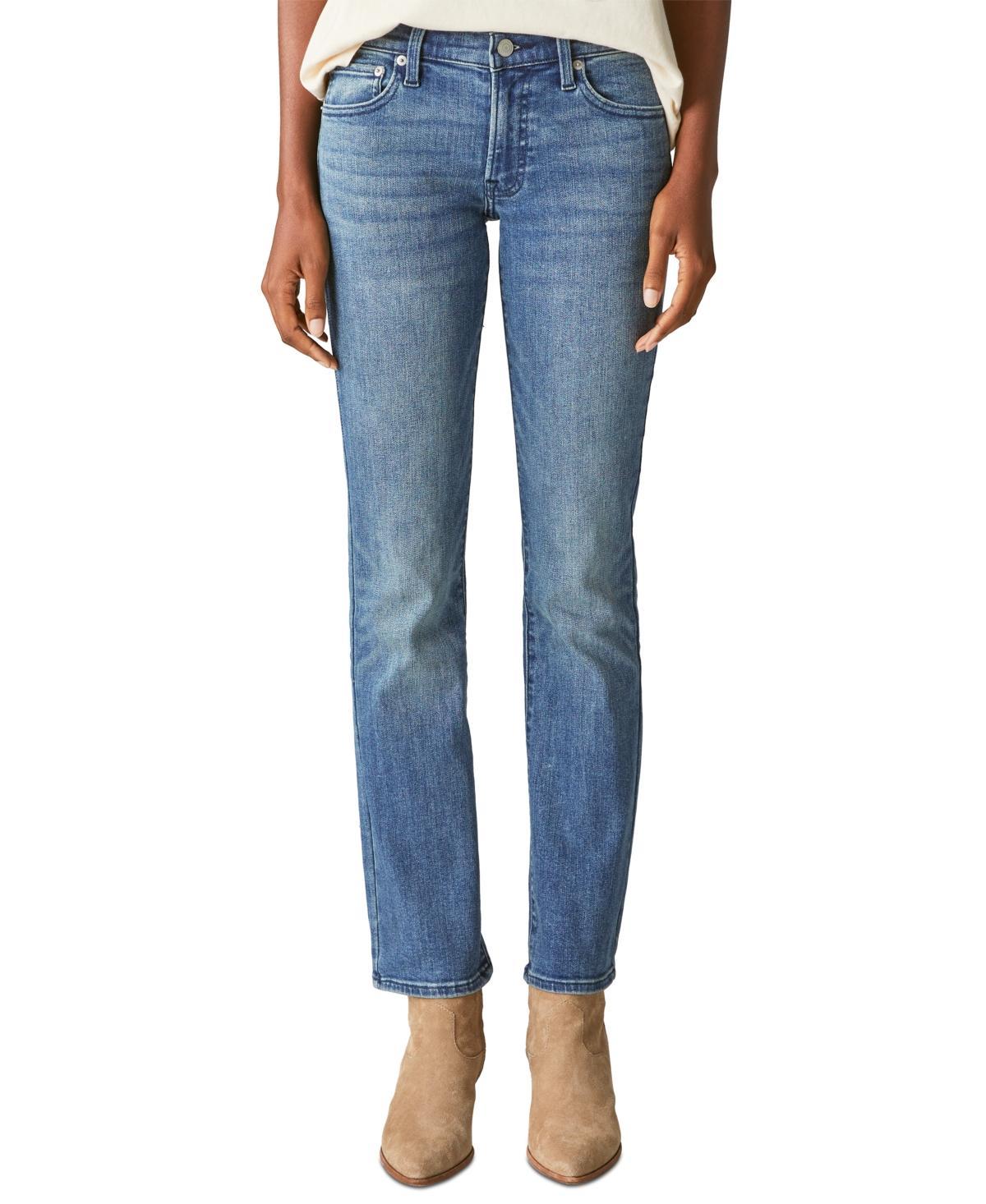 Lucky Brand Womens Sweet Straight Leg Jeans Product Image