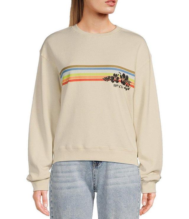 Rip Curl Hoffman Long Sleeve Fleece Graphic Sweatshirt Product Image