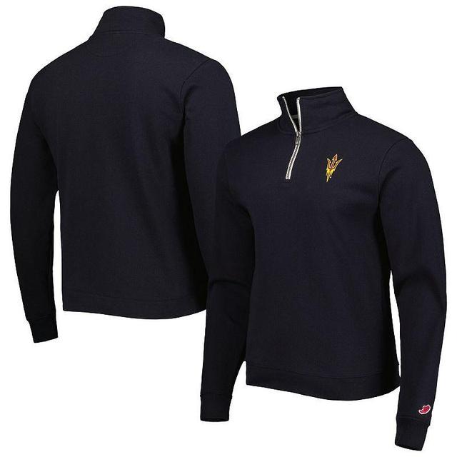 Mens League Collegiate Wear Arizona State Sun Devils Stack Essential Lightweight Fleece Quarter-Zip Sweatshirt Product Image