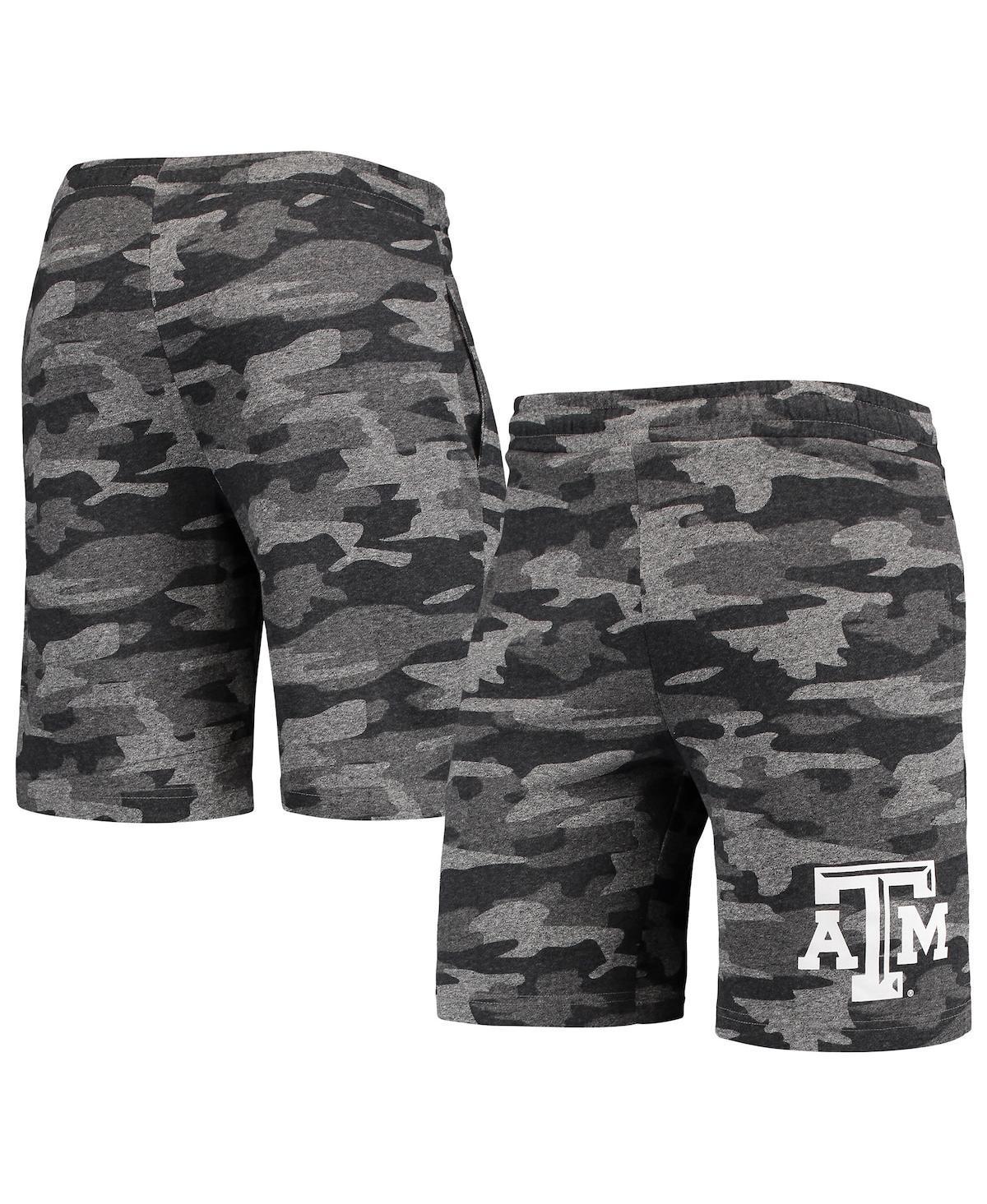 Mens Concepts Sport Charcoal Texas A&M Aggies Camo Backup Terry Jam Lounge Shorts - Charcoal Product Image