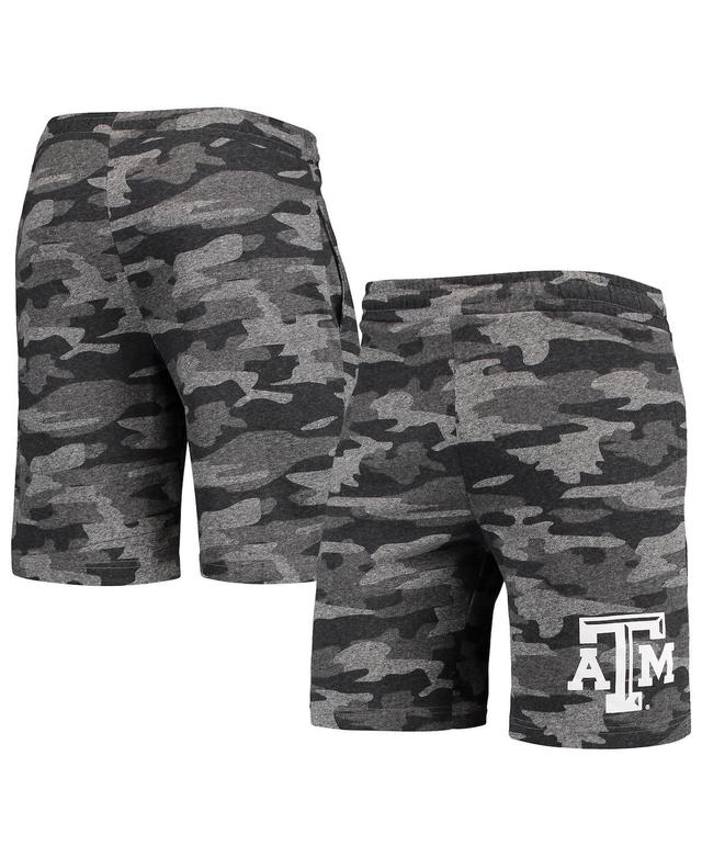 Mens Concepts Sport Charcoal Texas A&M Aggies Camo Backup Terry Jam Lounge Shorts - Charcoal Product Image