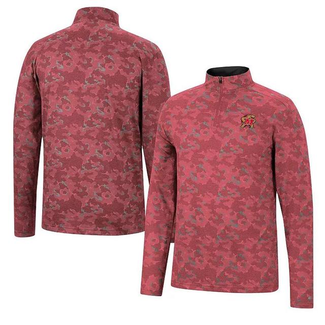 Mens Colosseum Cardinal USC Trojans Tivo Quarter-Zip Jacket Product Image