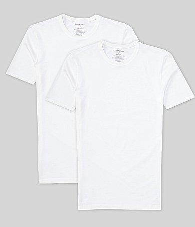 Tommy John 2-Pack Cool Cotton Slim Fit Crewneck T-Shirts Product Image