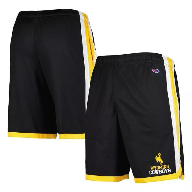 Mens Champion Black Wyoming Cowboys Basketball Shorts Product Image