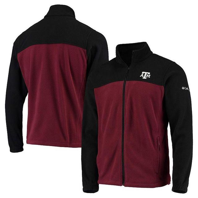 Mens Columbia /Maroon Texas A&M Aggies Flanker III Fleece Team Full-Zip Jacket Product Image