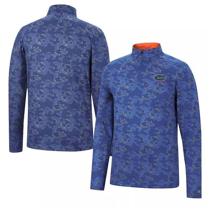 Mens Colosseum Royal Florida Gators Tivo Quarter-Zip Jacket Product Image