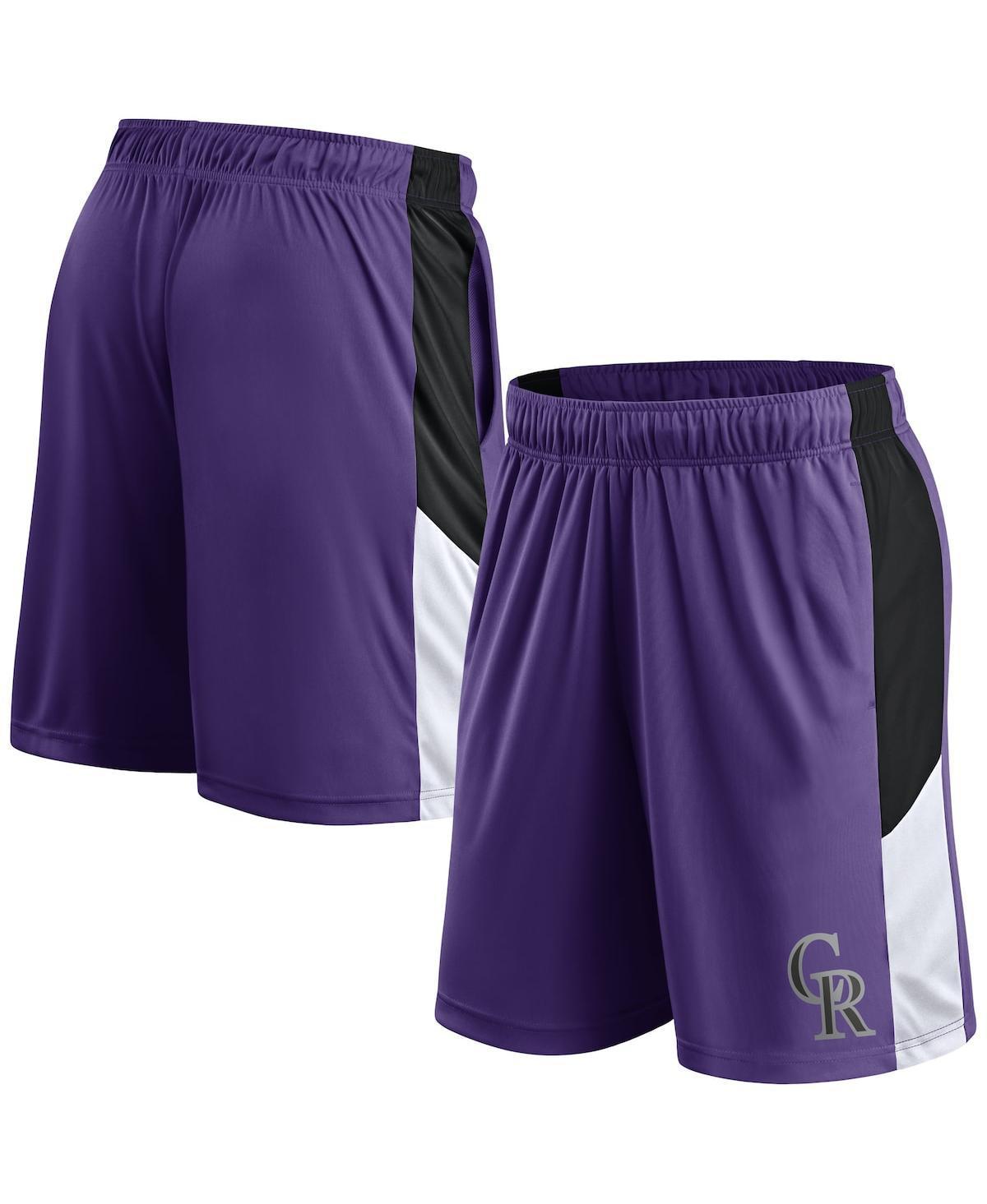 Mens Fanatics Branded Colorado Rockies Primary Logo Shorts Product Image