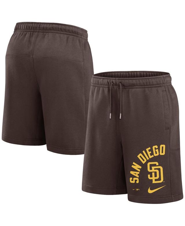 Nike Mens Brown San Diego Padres Arched Kicker Shorts Product Image