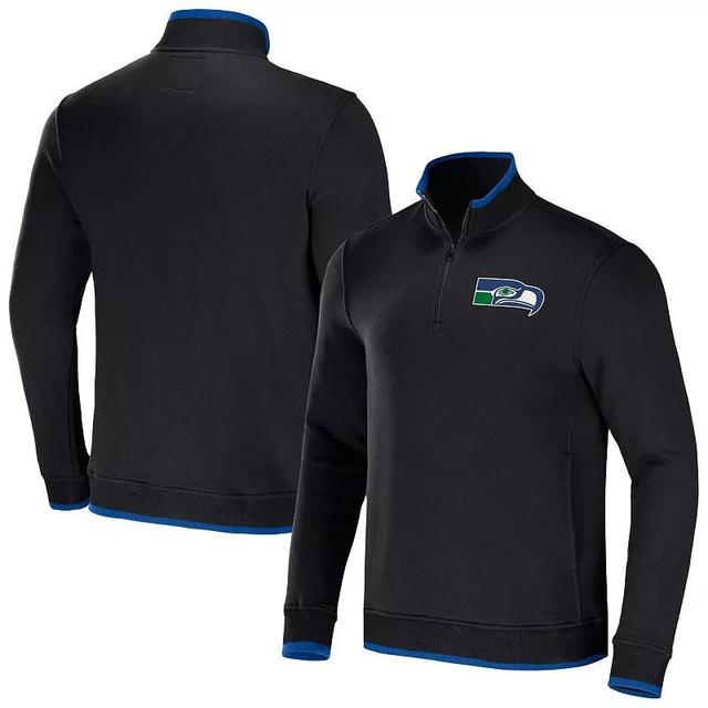 Mens NFL x Darius Rucker Collection by Fanatics Seattle Seahawks Logo Quarter-Zip Top Product Image