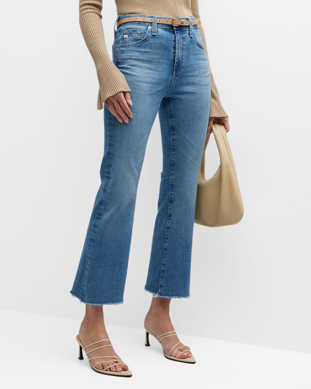 Farrah Cropped Bootcut Jeans Product Image