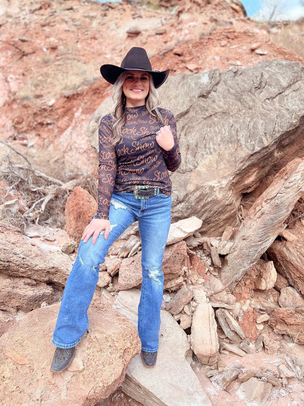 Sterling Kreek Stock Show Queen Mesh Top Product Image