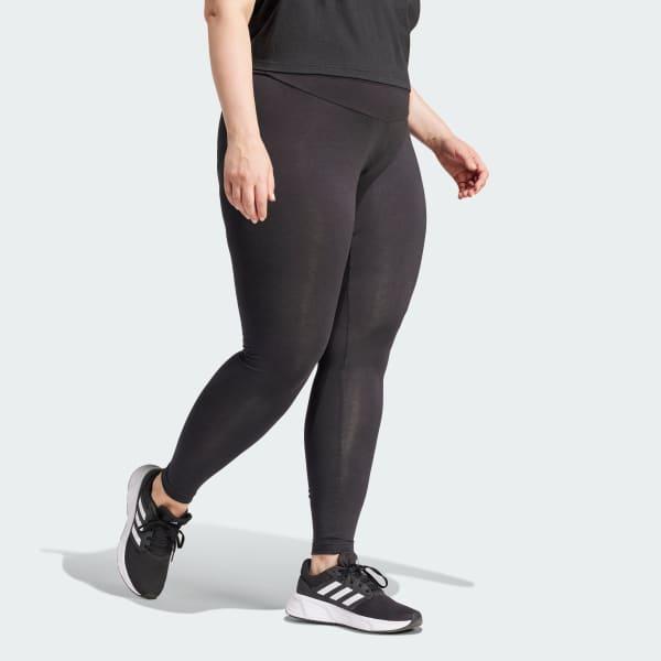 Essentials High-Waisted Logo Leggings (Plus Size) Product Image