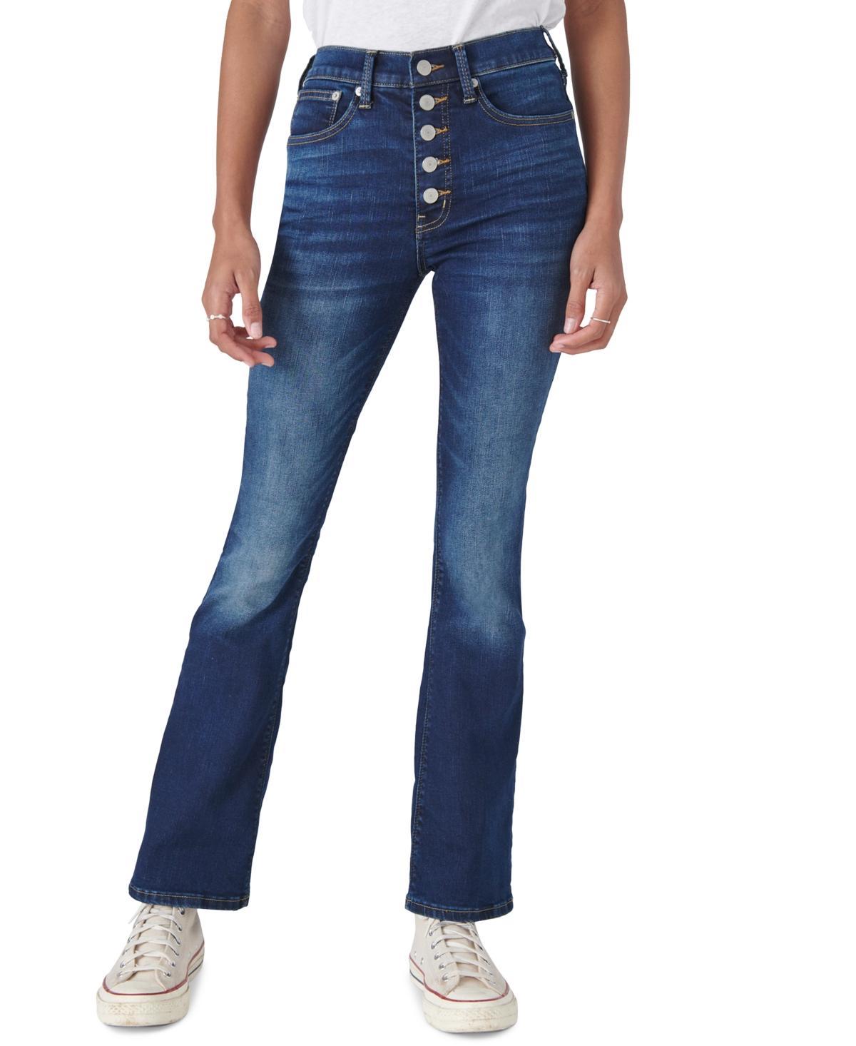 Lucky Brand High Rise Bianca Boot - Women's Pants Denim Bootcut Jeans in Pinos  - Size: 25 x 32 Product Image