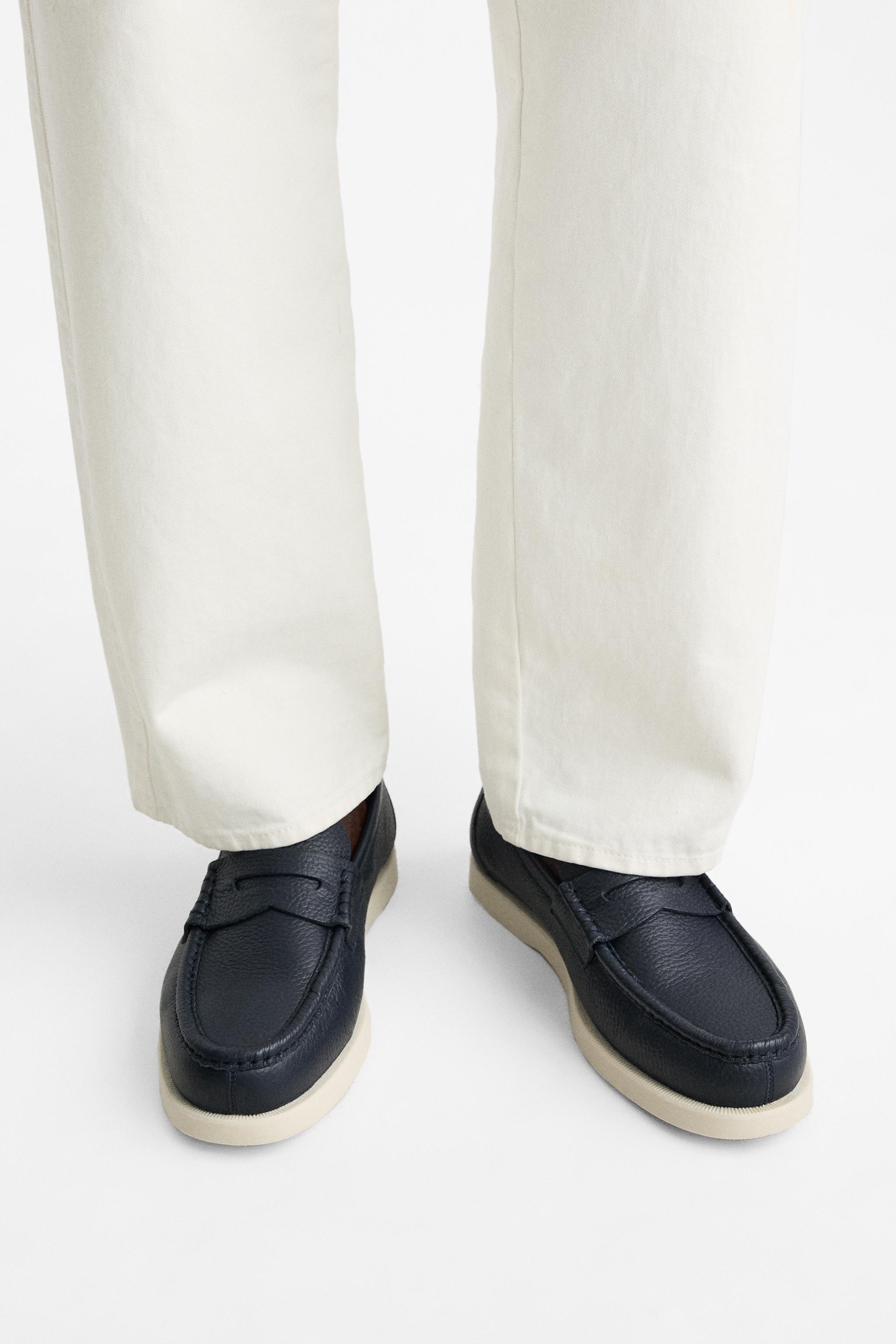 SUEDE PENNY LOAFERS Product Image